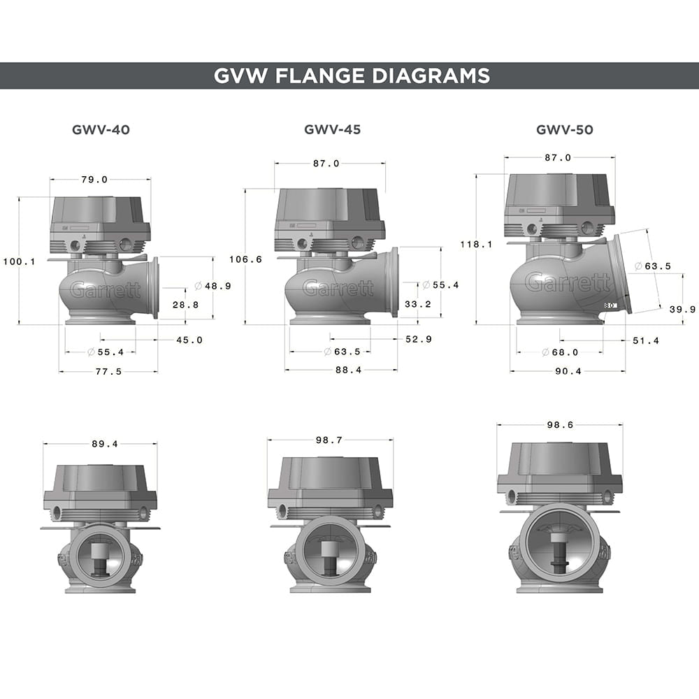 Garrett GVW-40 external Wastegate (40mm)
